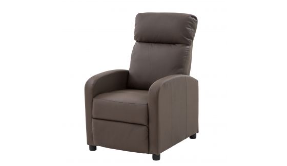 POLTRONA RELAX - RECLINER MANUALE - TESSUTO ECOPELLE