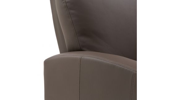 POLTRONA RELAX - RECLINER MANUALE - TESSUTO ECOPELLE